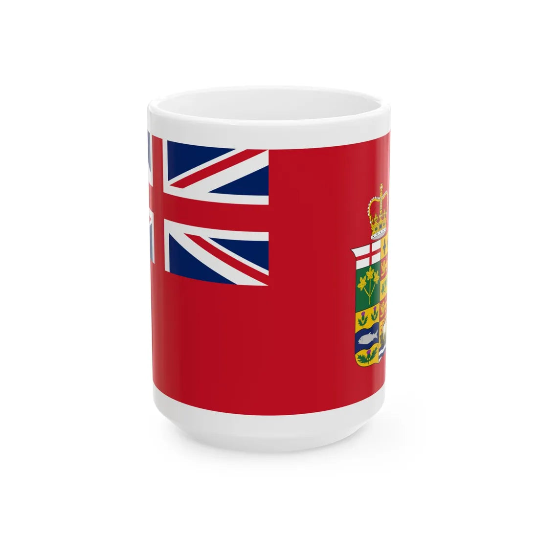 Canadian Red Ensign crown18681921 (Canada) White Coffee Mug 15oz - Go Mug Yourself