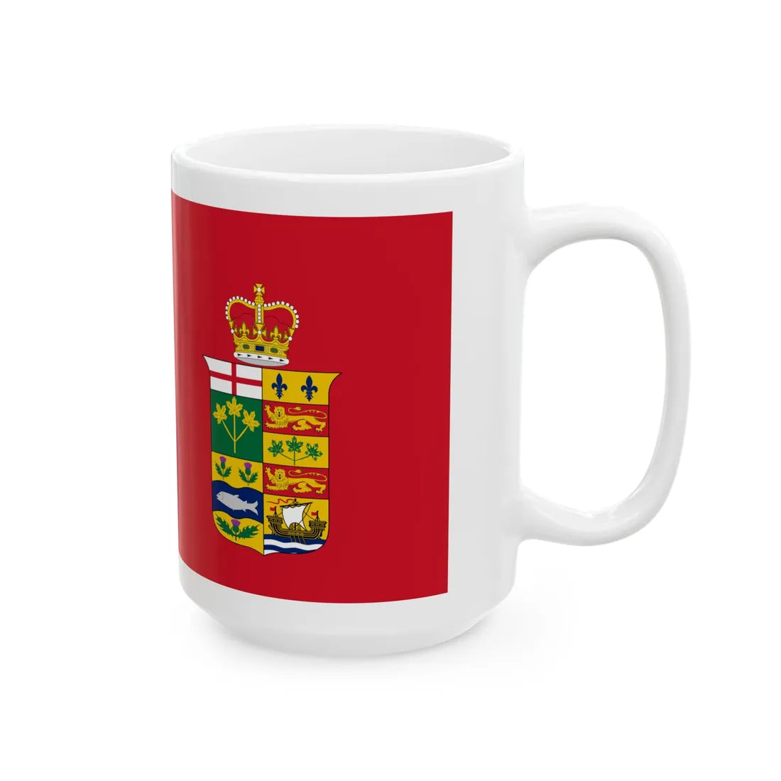 Canadian Red Ensign crown18681921 (Canada) White Coffee Mug - Go Mug Yourself