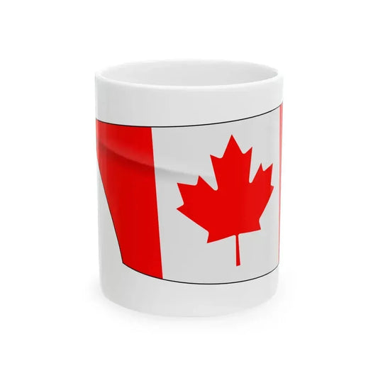 Canadian Rowing Blade (Canada) White Coffee Mug 11oz - Go Mug Yourself