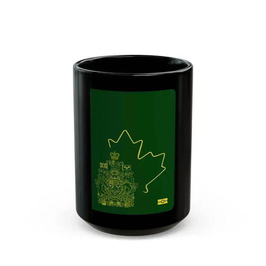 Canadian Special Passport - Black Coffee Mug 15oz - Go Mug Yourself