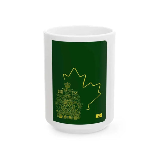 Canadian Special Passport - White Coffee Mug 15oz - Go Mug Yourself