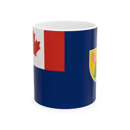 Canadian Turks and Caicos flag (Canada) White Coffee Mug 11oz - Go Mug Yourself