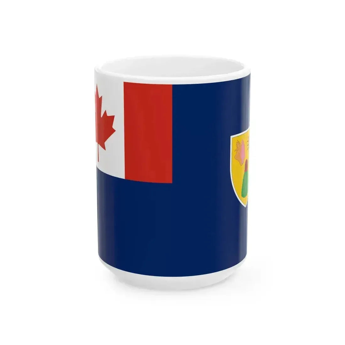 Canadian Turks and Caicos flag (Canada) White Coffee Mug 15oz - Go Mug Yourself