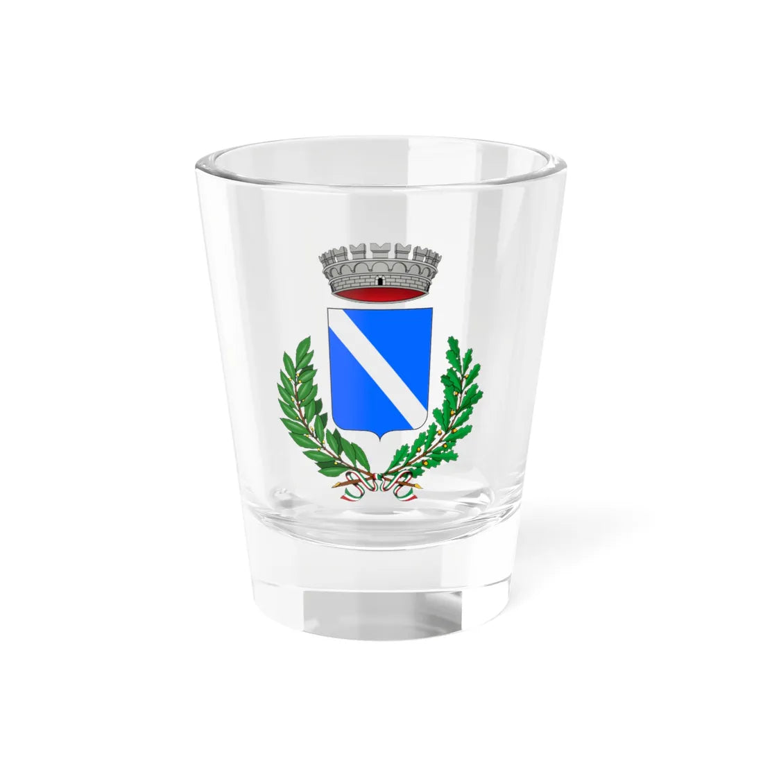 Canale dAgordo-Stemma (Italy) (Coat of Arms) Shot Glass 1.5oz 1.5oz - Go Mug Yourself