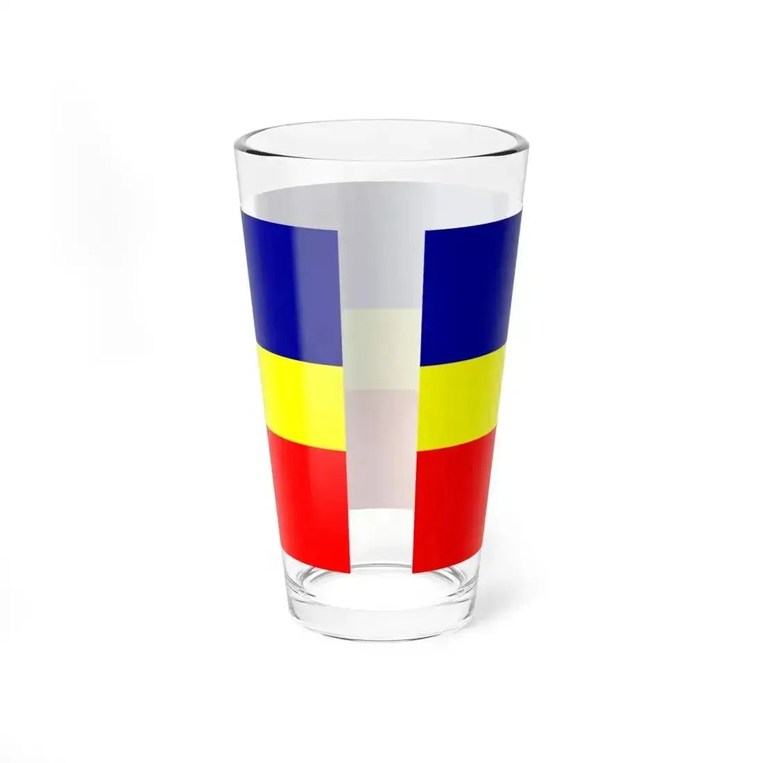 Canar Flag (Ecuador) Pint Glass 16oz - Go Mug Yourself