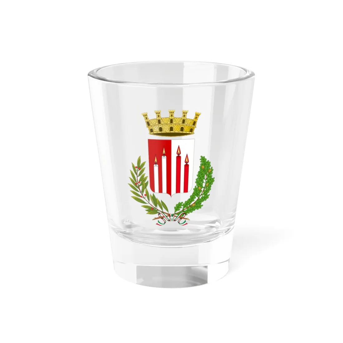 Candelo-Stemma (Italy) (Coat of Arms) Shot Glass 1.5oz 1.5oz - Go Mug Yourself
