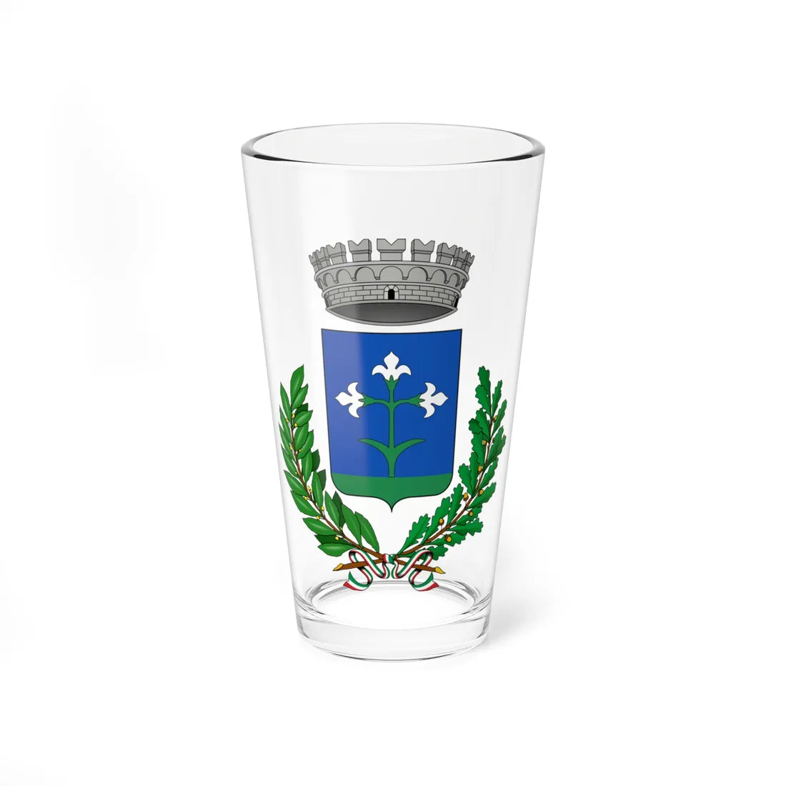 Candia-Stema (Italy) (Coat of Arms) Pint Glass 16oz 16oz - Go Mug Yourself
