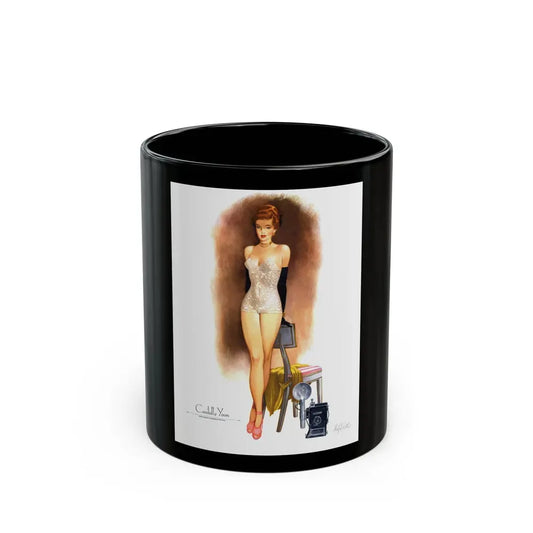 Candidly Yours, Esquire, January 1948 - Black Coffee Mug 11oz - Go Mug Yourself