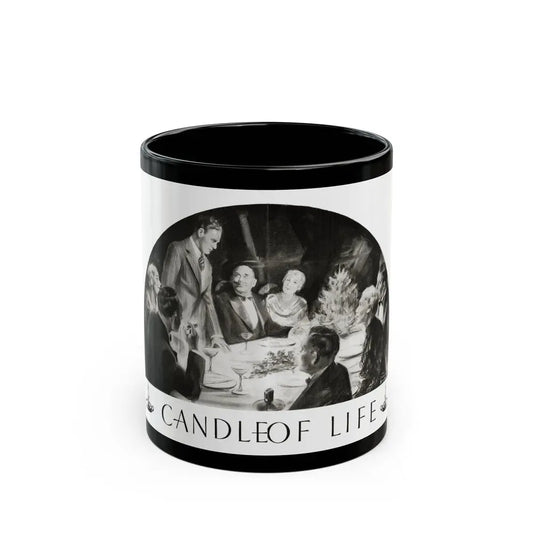 Candle Of Life, Woman's World, December 1936 - Black Coffee Mug 11oz - Go Mug Yourself