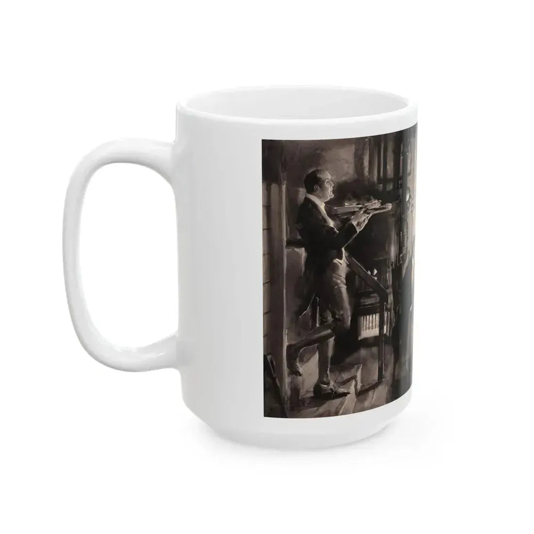 Candlelight Dinner - White Coffee Mug - Go Mug Yourself