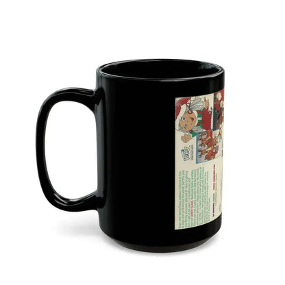 CANDY CLAUS JUST FOR KIDS MINI FEATURES (VHS COVER) - Black Coffee Mug - Go Mug Yourself