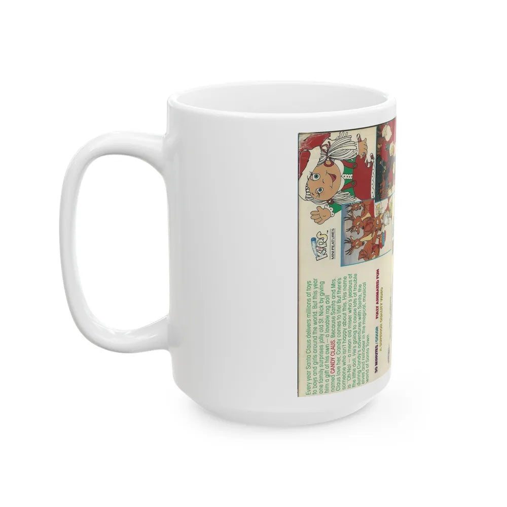 CANDY CLAUS (VHS COVER) - White Coffee Mug-Go Mug Yourself