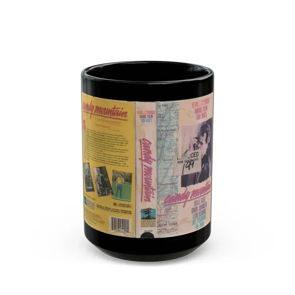 CANDY MOUTAIN (VHS COVER) - Black Coffee Mug 15oz - Go Mug Yourself