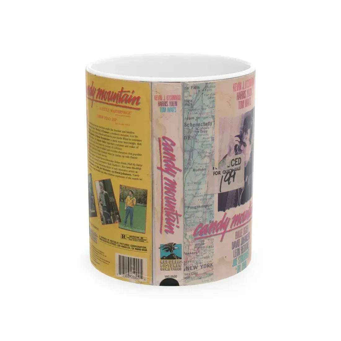 CANDY MOUTAIN (VHS COVER) - White Coffee Mug 11oz - Go Mug Yourself