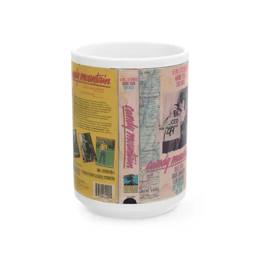 CANDY MOUTAIN (VHS COVER) - White Coffee Mug 15oz - Go Mug Yourself