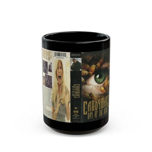 CANDYMAN 3 DAY OF THE DEAD (VHS COVER) - Black Coffee Mug-15oz-Go Mug Yourself