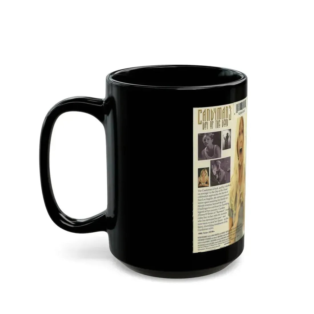 CANDYMAN 3 DAY OF THE DEAD (VHS COVER) - Black Coffee Mug - Go Mug Yourself