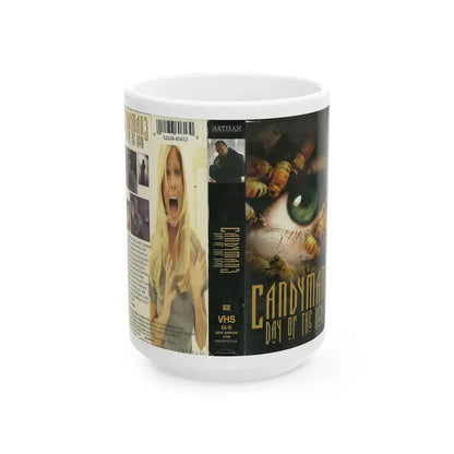 CANDYMAN 3 DAY OF THE DEAD (VHS COVER) - White Coffee Mug 15oz - Go Mug Yourself