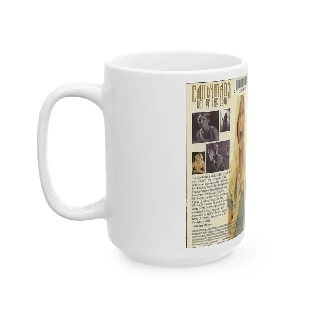 CANDYMAN 3 DAY OF THE DEAD (VHS COVER) - White Coffee Mug - Go Mug Yourself