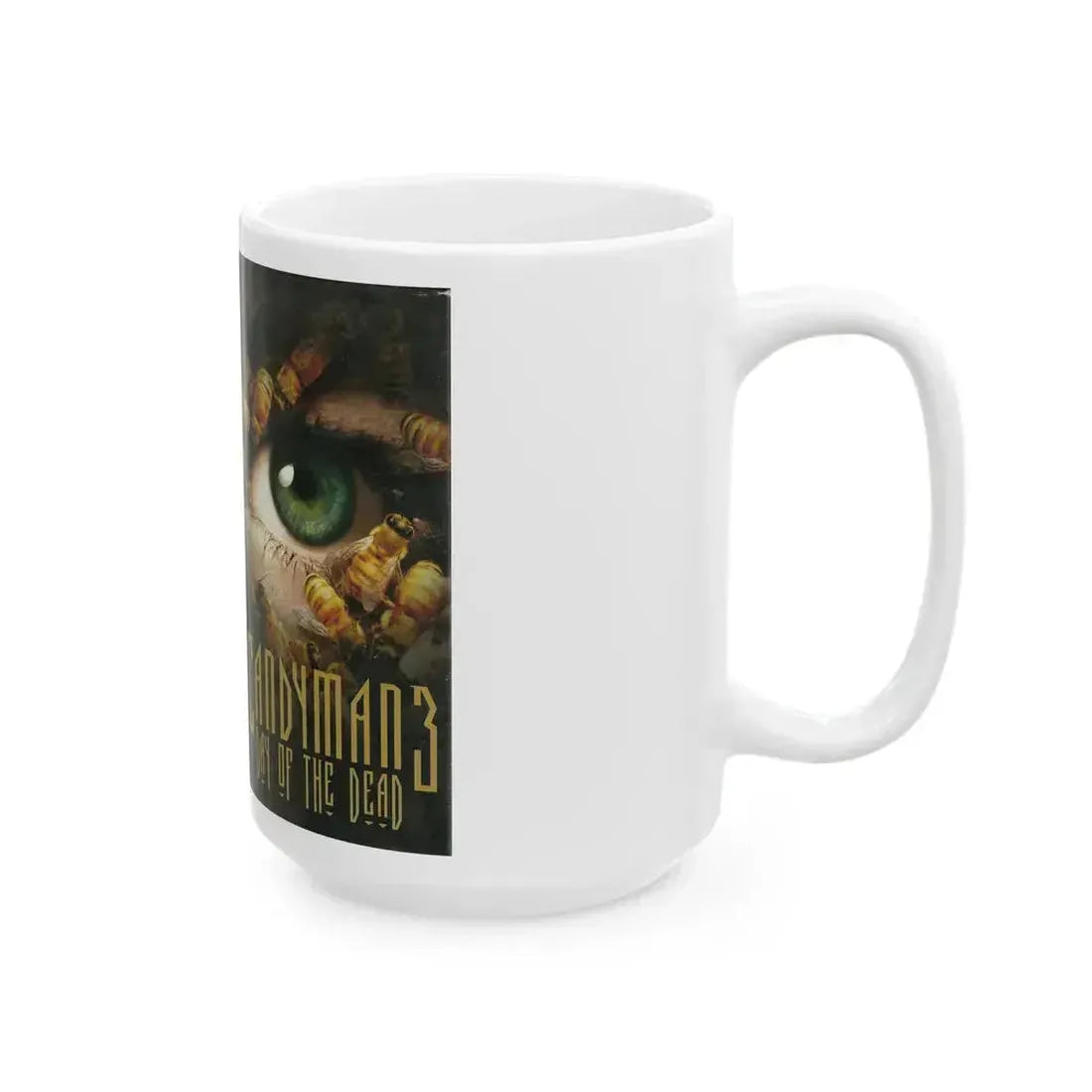 CANDYMAN 3 DAY OF THE DEAD (VHS COVER) - White Coffee Mug - Go Mug Yourself