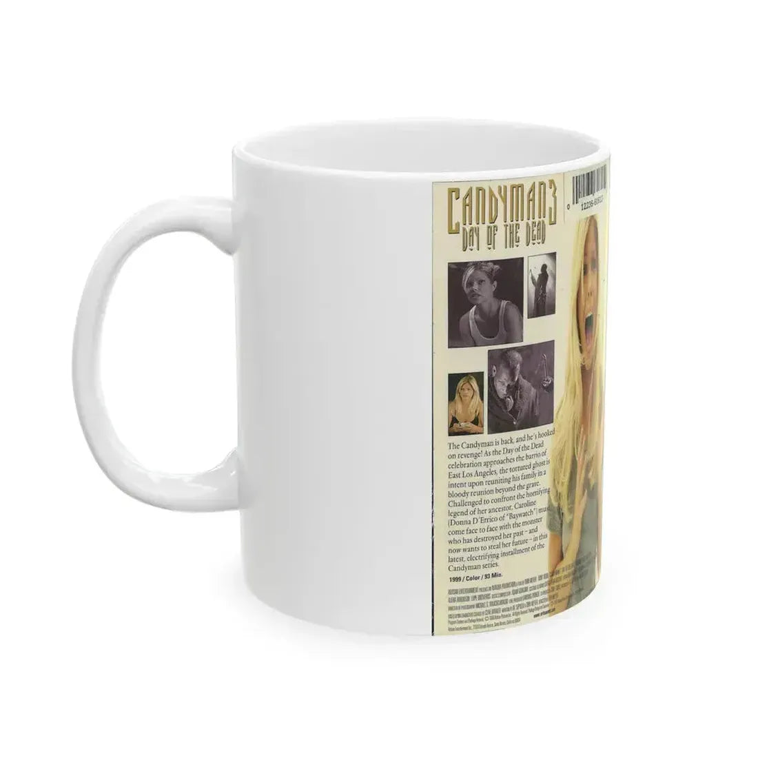 CANDYMAN 3 DAY OF THE DEAD (VHS COVER) - White Coffee Mug - Go Mug Yourself