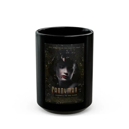 CANDYMAN FAREWELL TO THE FLESH 1995 Movie Poster - Black Coffee Mug 15oz - Go Mug Yourself