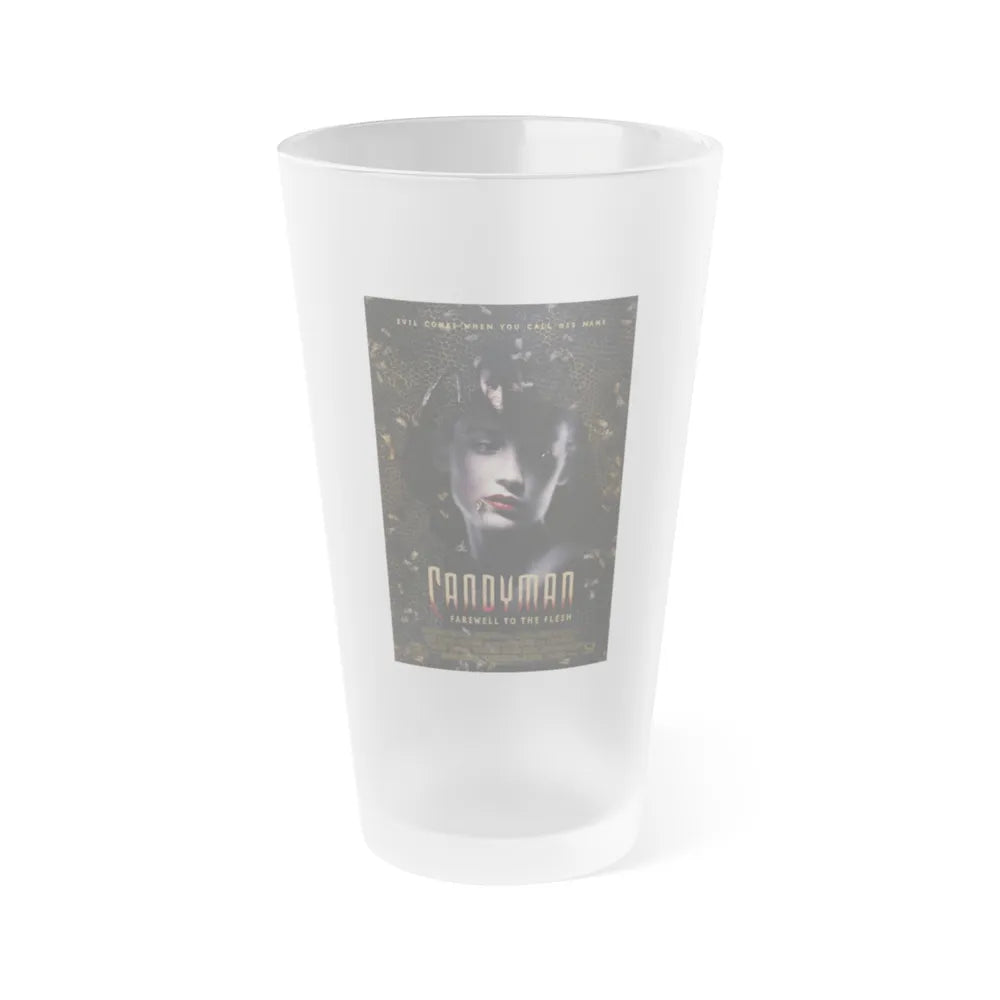 CANDYMAN FAREWELL TO THE FLESH 1995 Movie Poster - Frosted Pint Glass 16oz-16oz-Frosted-Go Mug Yourself