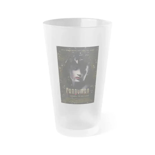 CANDYMAN FAREWELL TO THE FLESH 1995 Movie Poster - Frosted Pint Glass 16oz 16oz Frosted - Go Mug Yourself