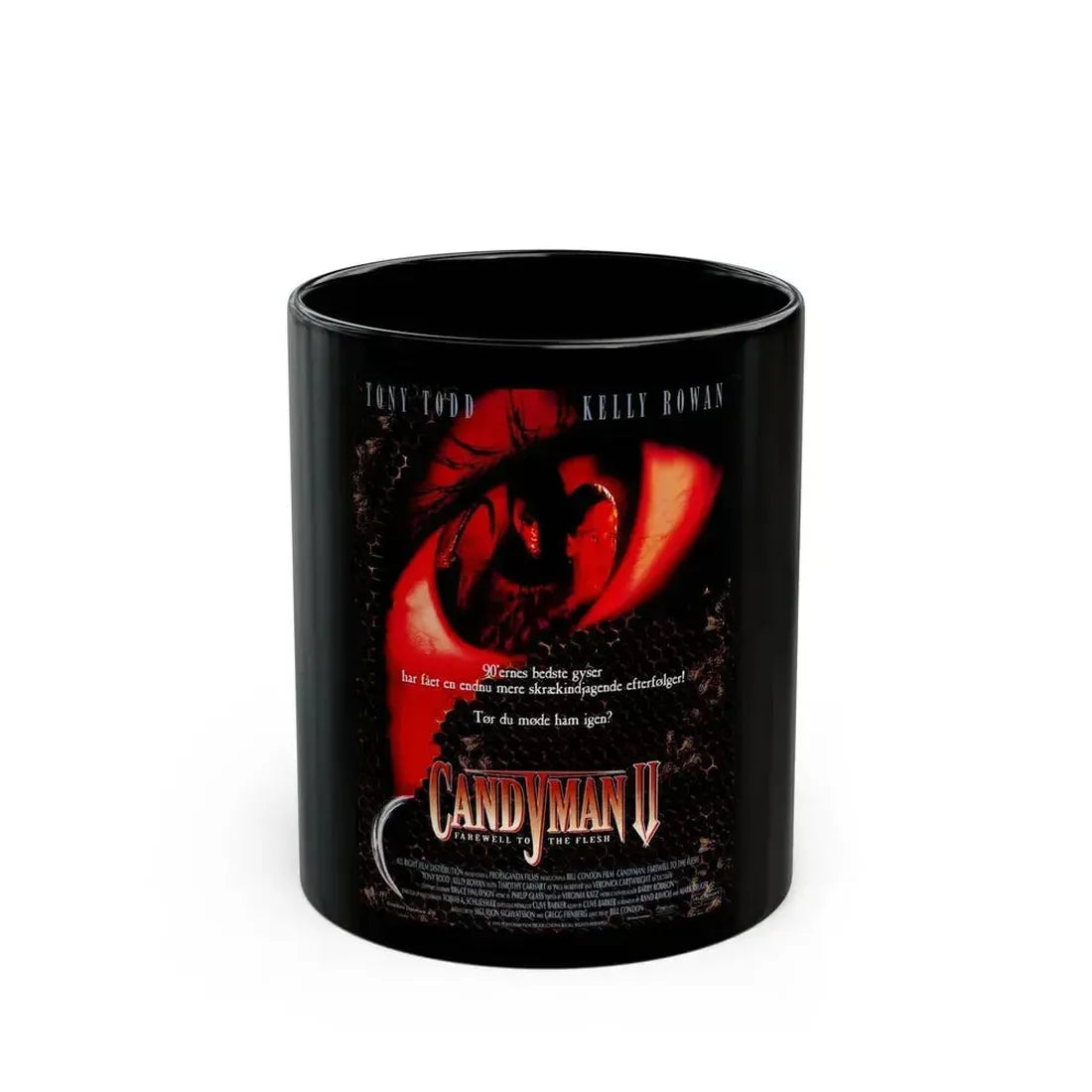 CANDYMAN II (DANISH) 1995 Movie Poster - Black Coffee Mug 11oz - Go Mug Yourself