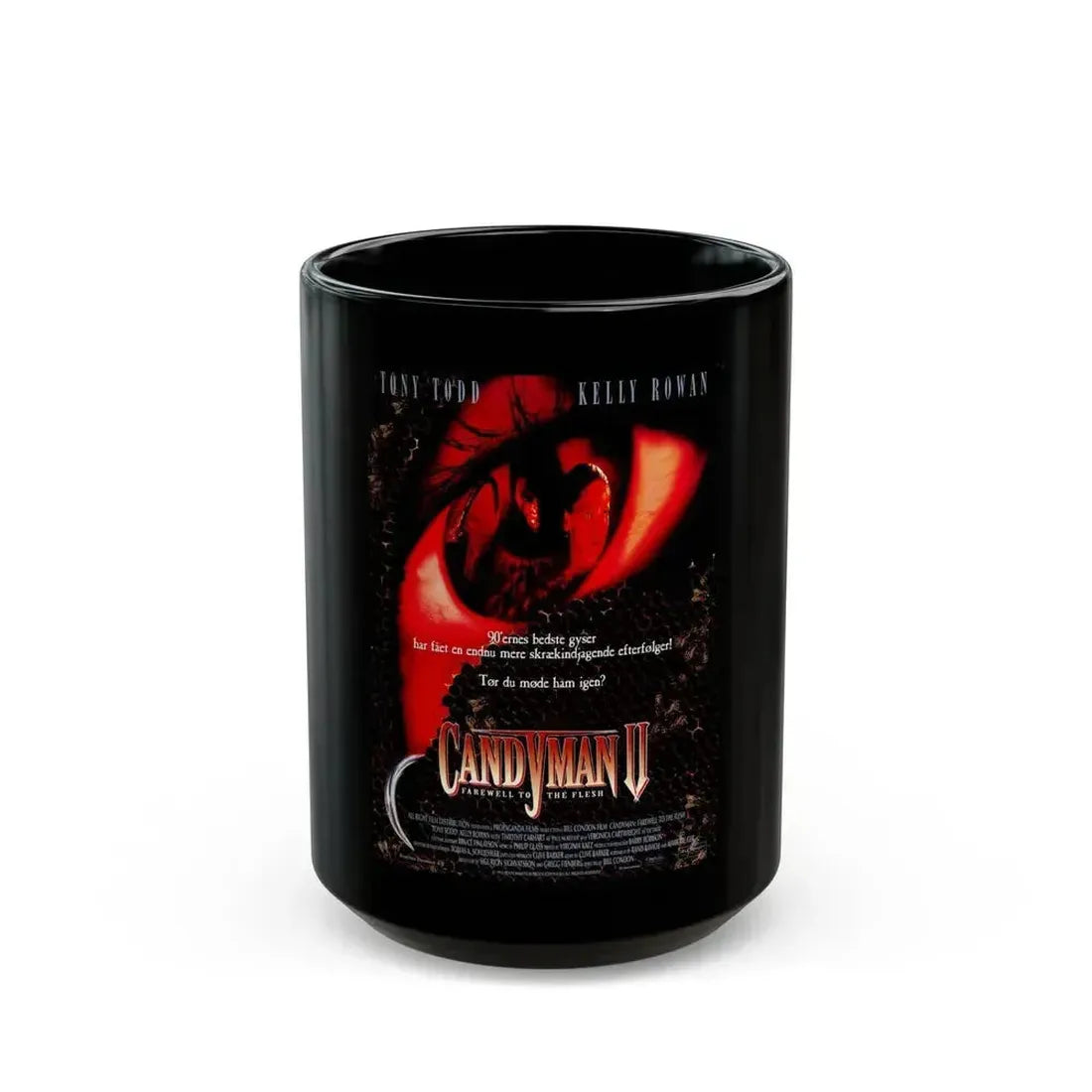 CANDYMAN II (DANISH) 1995 Movie Poster - Black Coffee Mug 15oz - Go Mug Yourself