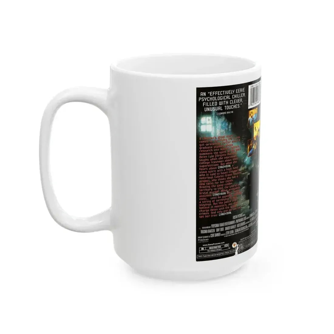 CANDYMAN (VHS COVER) - White Coffee Mug - Go Mug Yourself