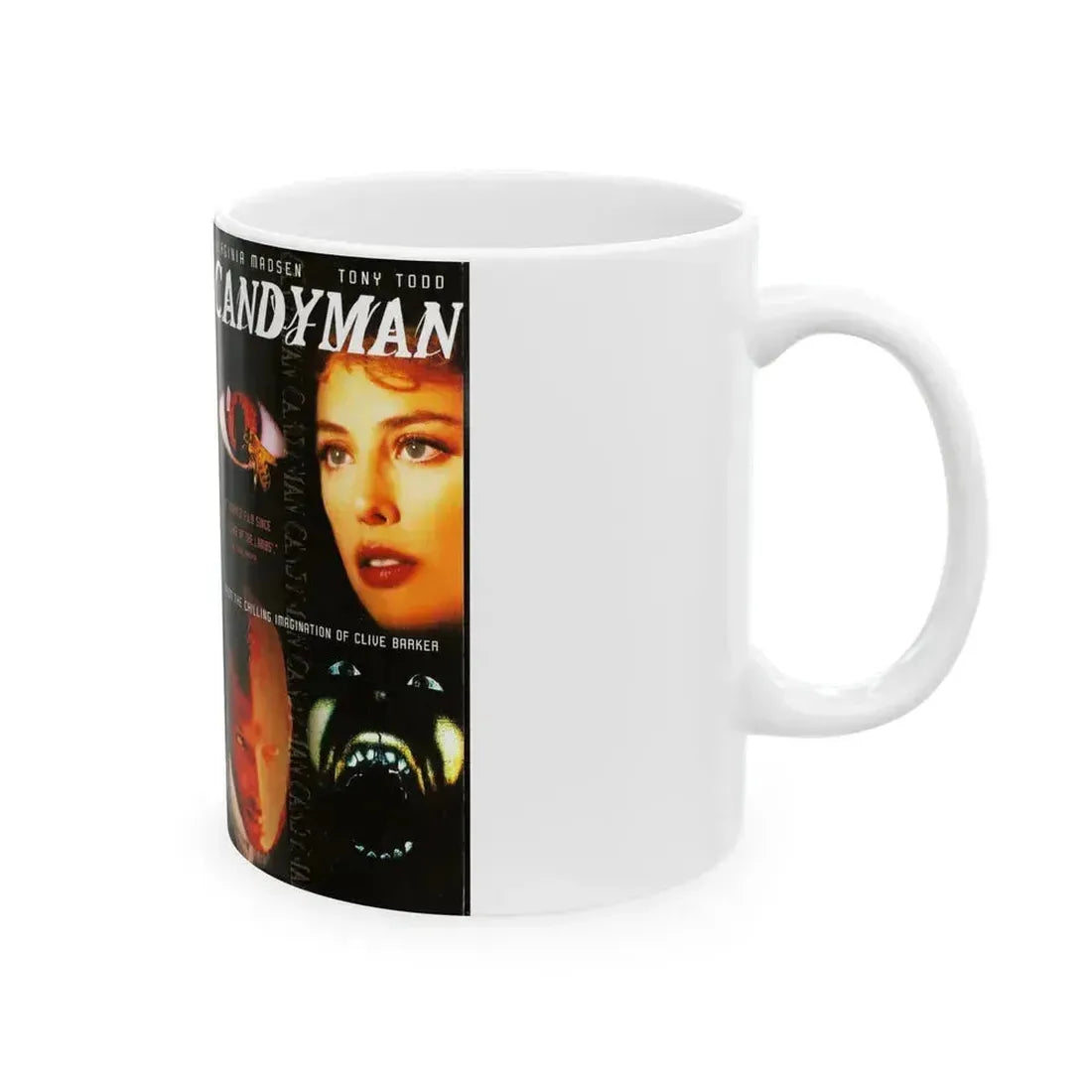CANDYMAN (VHS COVER) - White Coffee Mug - Go Mug Yourself