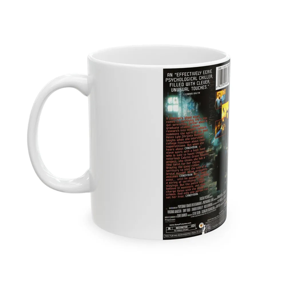 CANDYMAN (VHS COVER) - White Coffee Mug-Go Mug Yourself