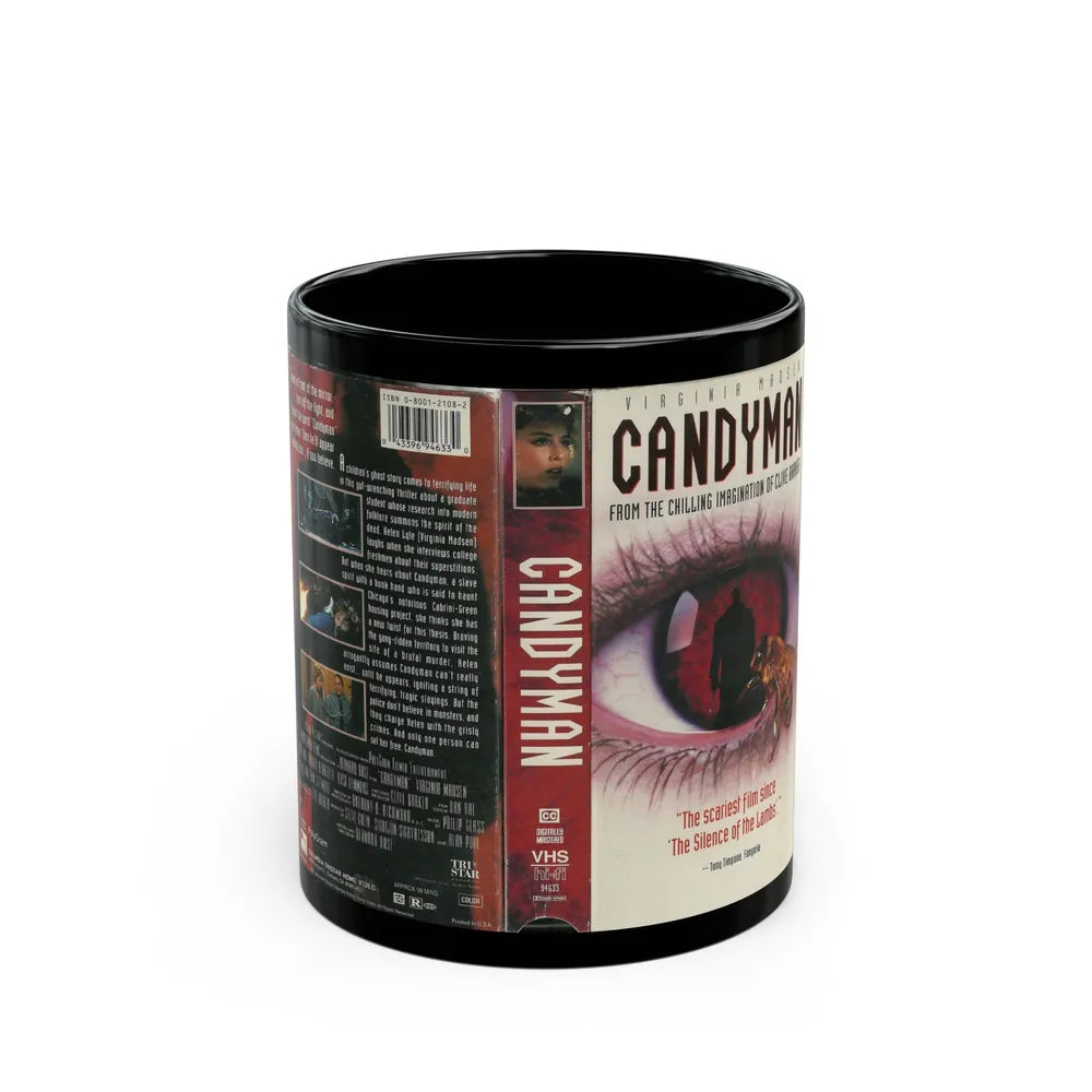 CANDYMAN VIRGINIA HADSEN (VHS COVER) - Black Coffee Mug-11oz-Go Mug Yourself