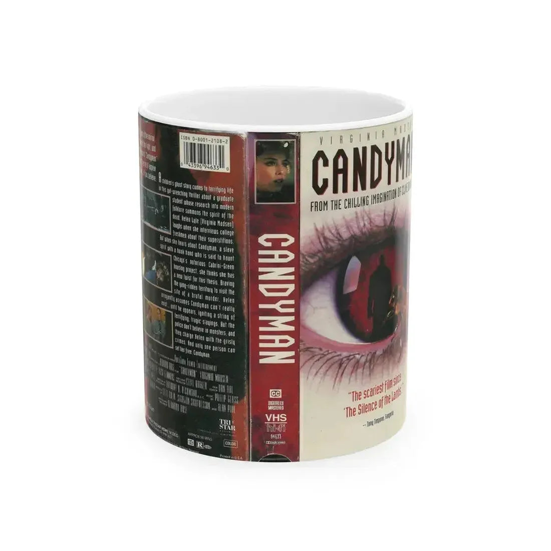 CANDYMAN VIRGINIA HADSEN (VHS COVER) - White Coffee Mug 11oz - Go Mug Yourself