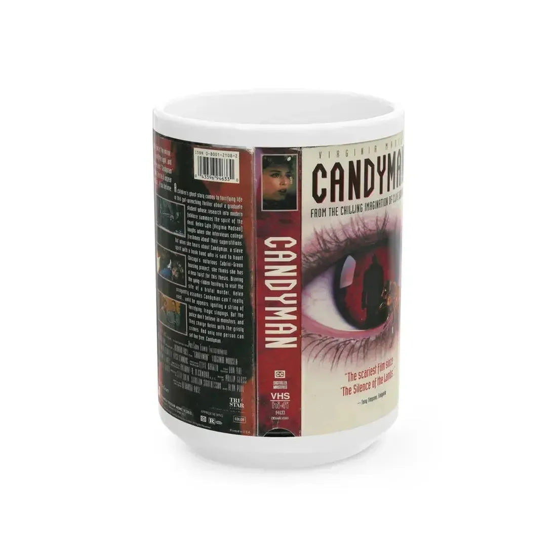 CANDYMAN VIRGINIA HADSEN (VHS COVER) - White Coffee Mug 15oz - Go Mug Yourself