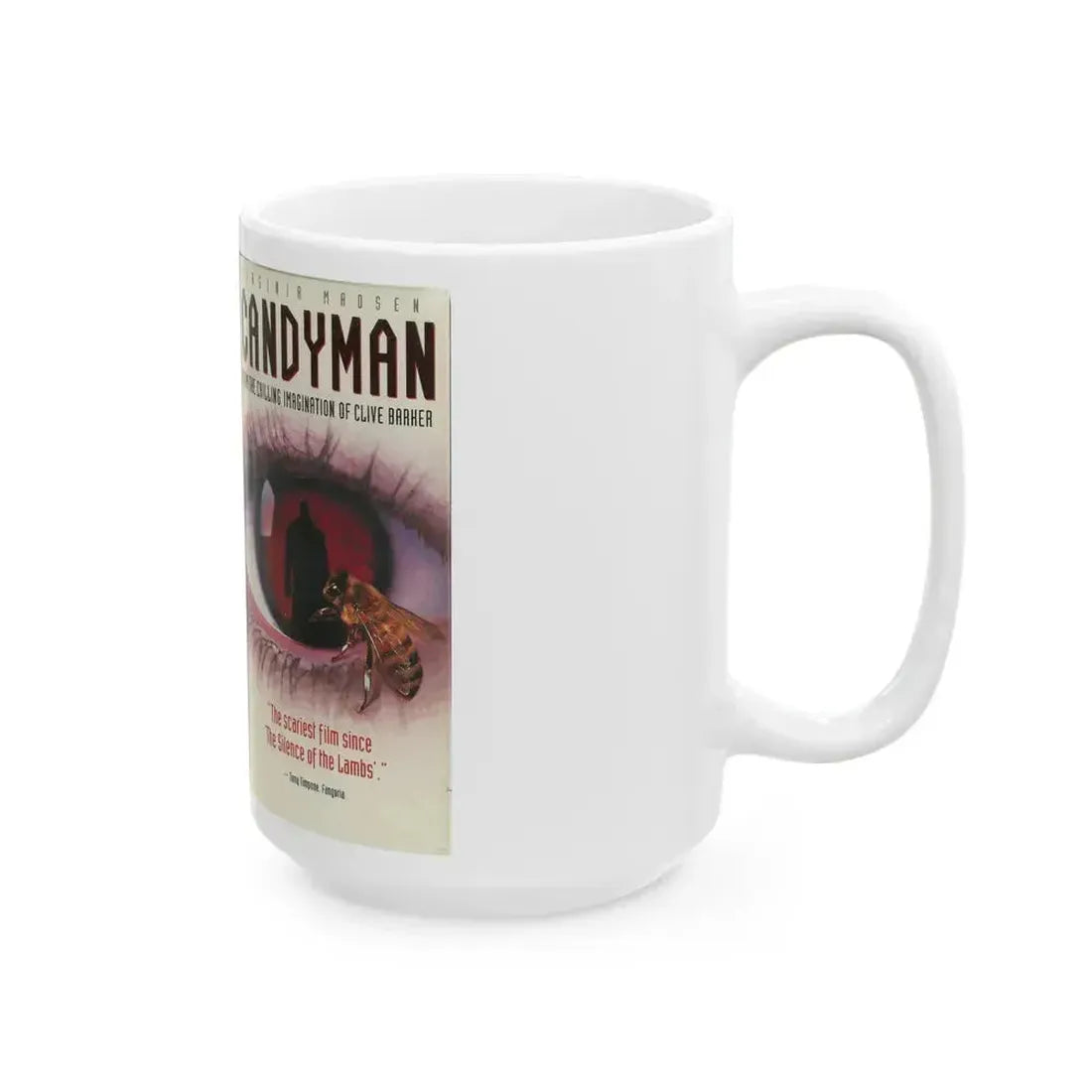 CANDYMAN VIRGINIA HADSEN (VHS COVER) - White Coffee Mug - Go Mug Yourself