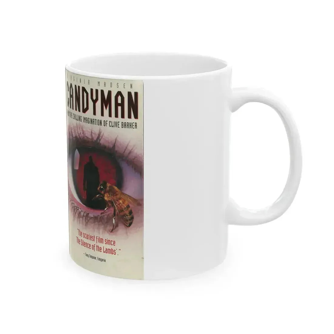 CANDYMAN VIRGINIA HADSEN (VHS COVER) - White Coffee Mug - Go Mug Yourself
