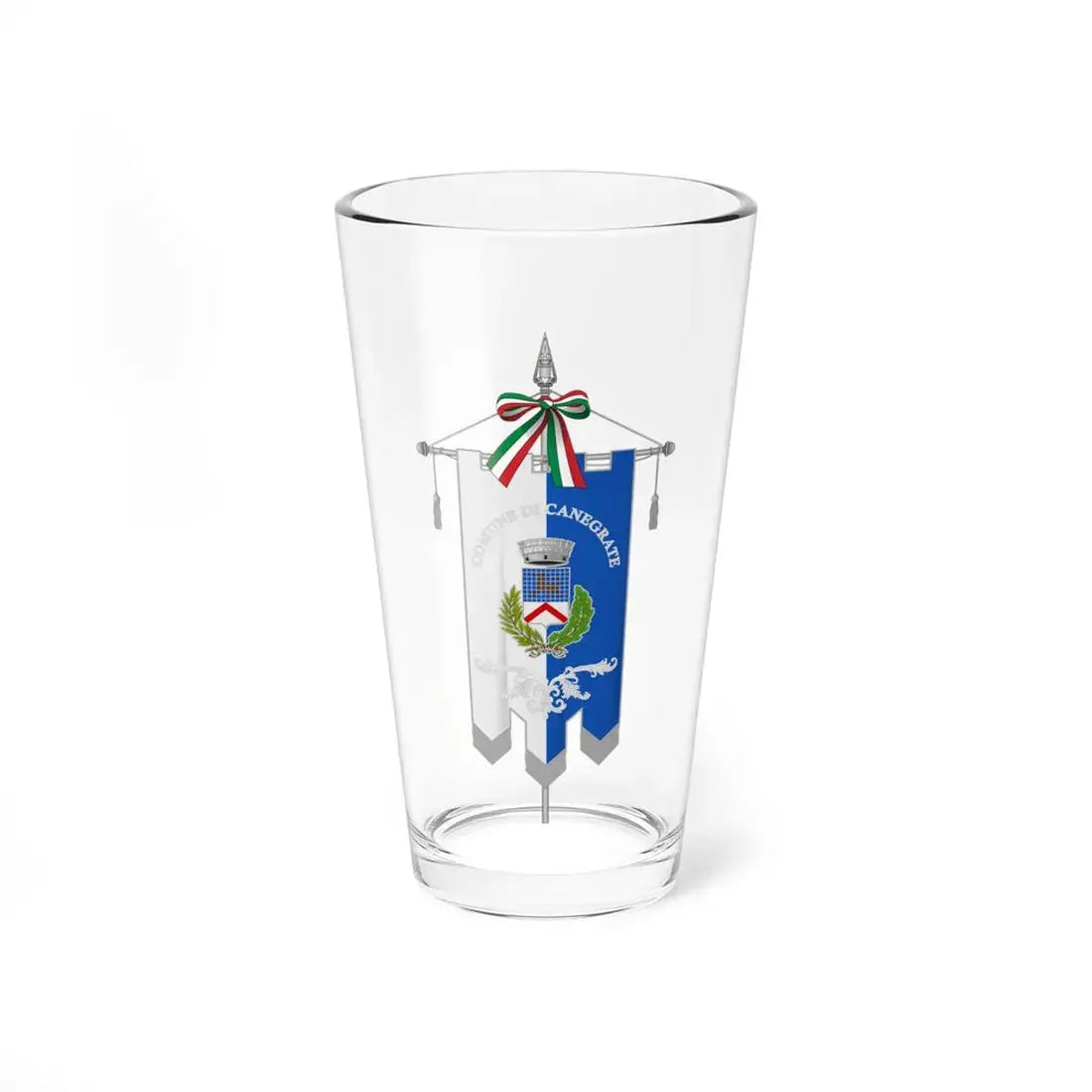 Canegrate-Gonfalone (Italy) Pint Glass 16oz 16oz - Go Mug Yourself