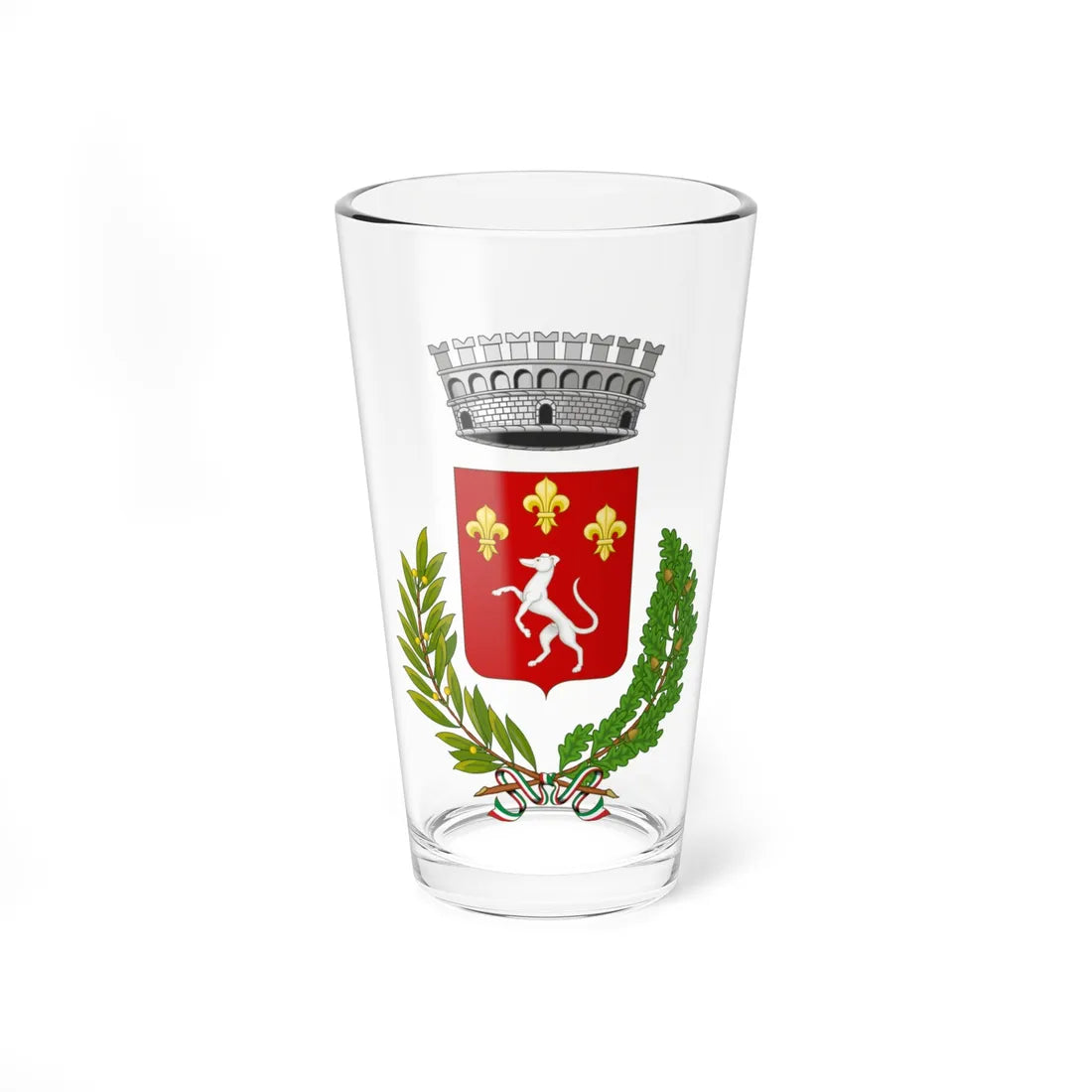 Canino-Stemma (Italy) (Coat of Arms) Pint Glass 16oz 16oz - Go Mug Yourself