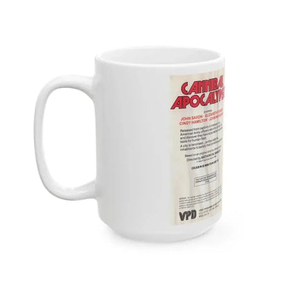 CANNIBAL APOCALYPSE (VHS COVER) - White Coffee Mug - Go Mug Yourself