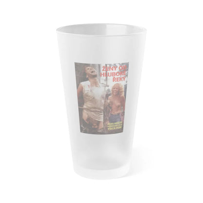 CANNIBAL FEROX (2) 1981 Movie Poster - Frosted Pint Glass 16oz-16oz-Frosted-Go Mug Yourself