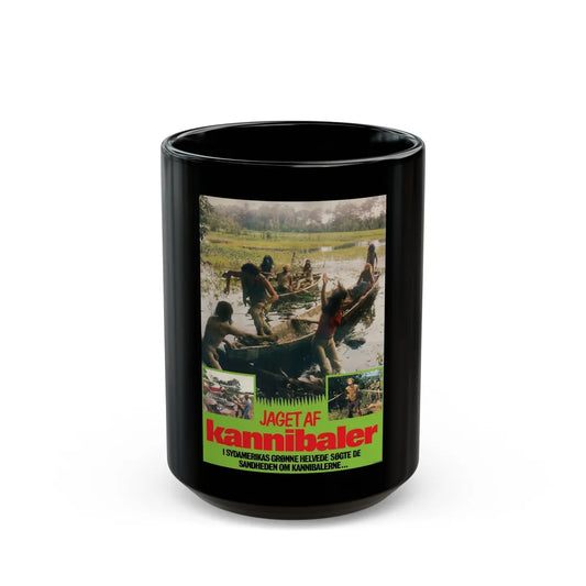 CANNIBAL FEROX (DANISH) 1981 Movie Poster - Black Coffee Mug-15oz-Go Mug Yourself