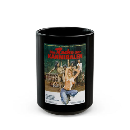 CANNIBAL FEROX (GERMAN) 1981 Movie Poster - Black Coffee Mug-15oz-Go Mug Yourself