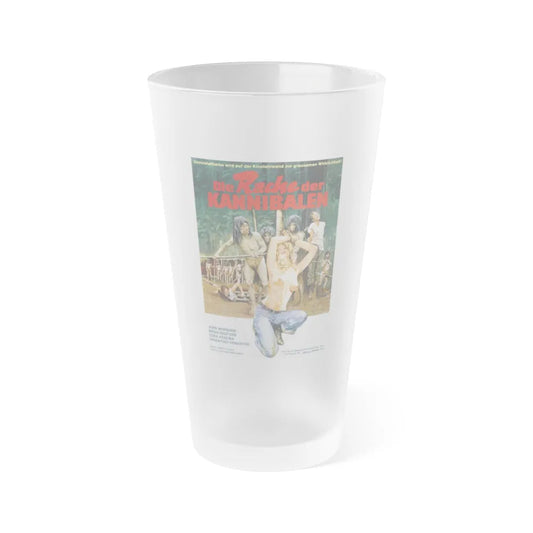 CANNIBAL FEROX (GERMAN) 1981 Movie Poster - Frosted Pint Glass 16oz-16oz-Frosted-Go Mug Yourself