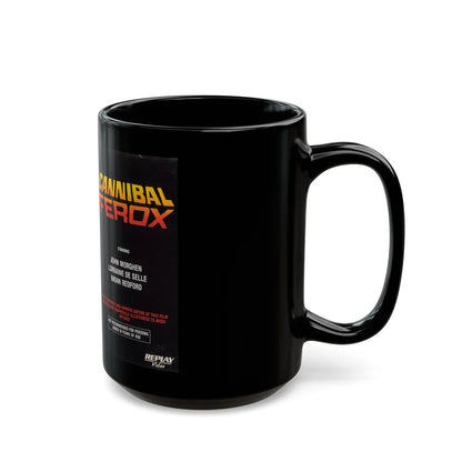 CANNIBAL FEROX REPLAY VIDEO (VHS COVER) - Black Coffee Mug-Go Mug Yourself