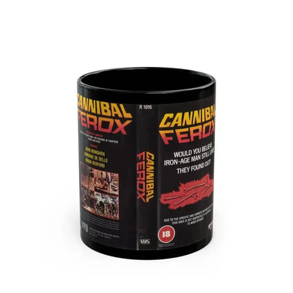 CANNIBAL FEROX (VHS COVER) - Black Coffee Mug 11oz - Go Mug Yourself