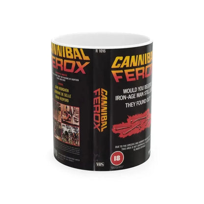 CANNIBAL FEROX (VHS COVER) - White Coffee Mug 11oz - Go Mug Yourself