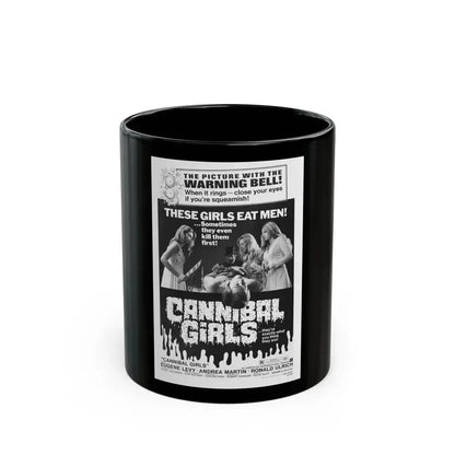 CANNIBAL GIRLS (2) 1973 Movie Poster - Black Coffee Mug 11oz - Go Mug Yourself