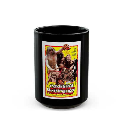 CANNIBAL HOLOCAUST (3) 1980 Movie Poster - Black Coffee Mug-15oz-Go Mug Yourself